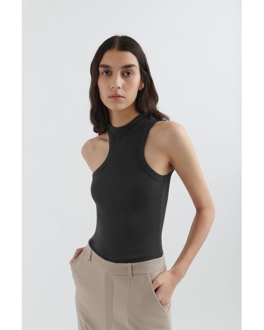 Axel Arigato Gray Script A Scoop Tank Top
