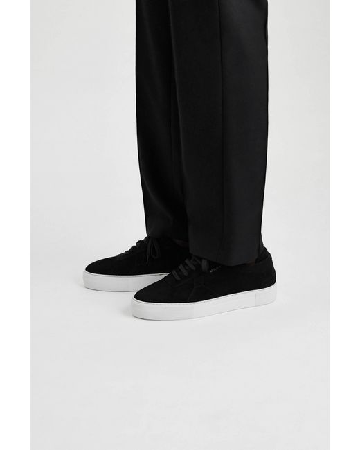 Axel Arigato Black Platform Suede