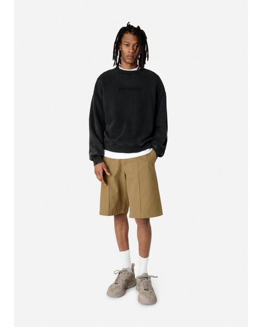 Axel Arigato Black Distort Washed Sweatshirt for men