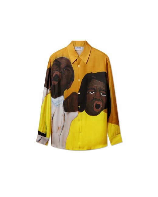 Axel Arigato Yellow Alvin Armstrong Shirt for men