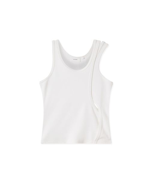 Axel Arigato White Rina Layered Tank Top