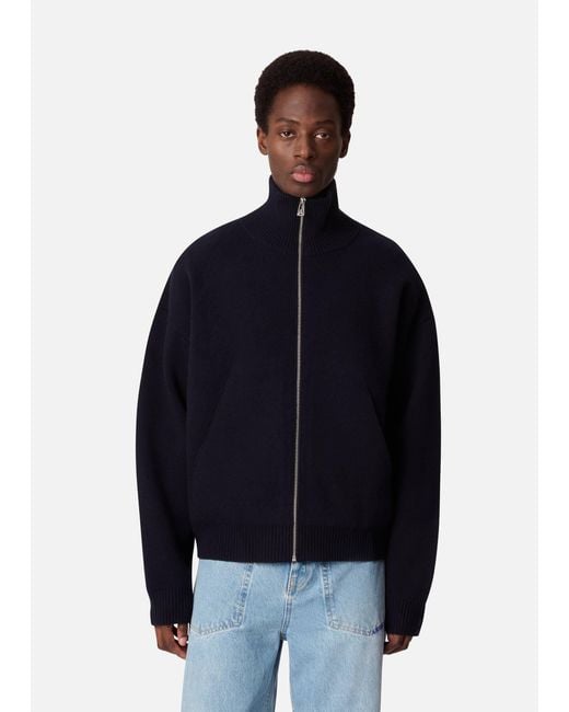 Axel Arigato Blue Core Zip-Up Sweater for men