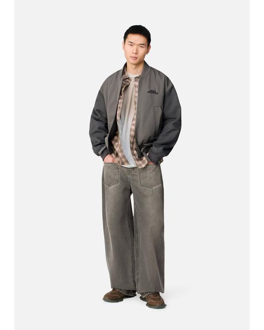 Axel Arigato Gray Archer Bomber Jacket for men