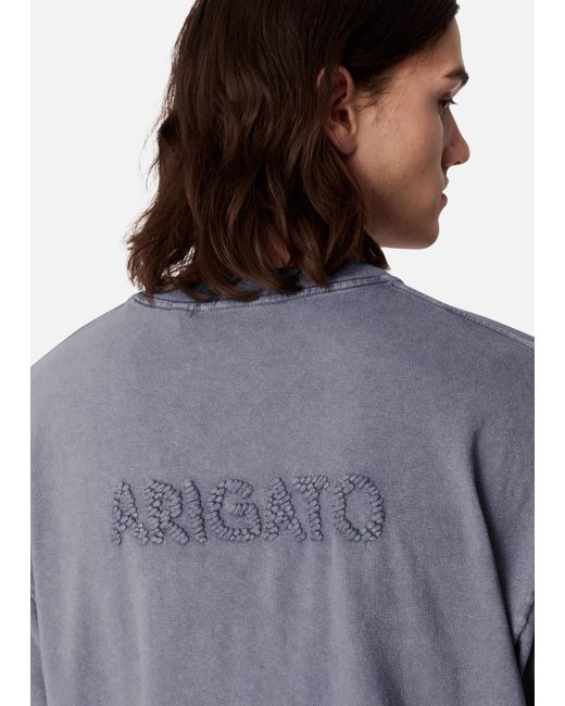 Axel Arigato Blue Hayden Reverse T-Shirt for men