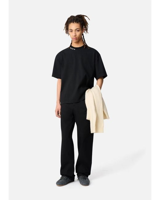 Axel Arigato Black Apex Ribbed T-Shirt for men