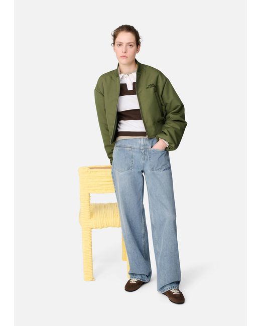 Axel Arigato Green Lola Bomber Jacket