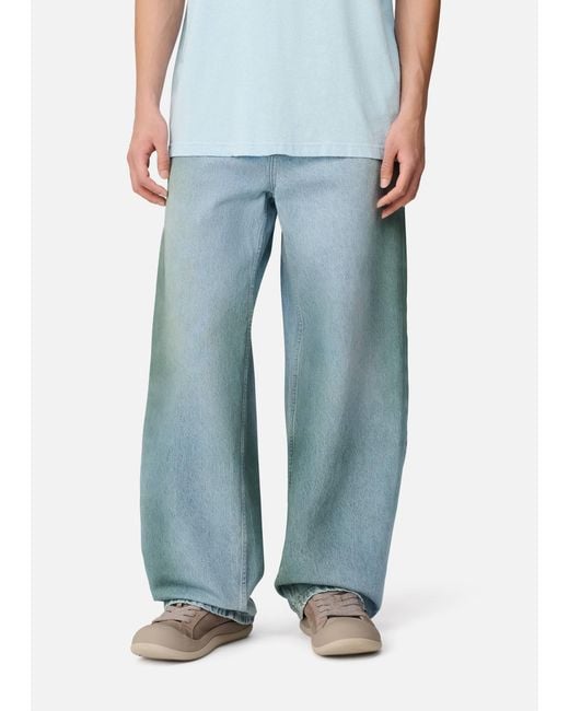 Axel Arigato Blue Spray Relaxed Jeans for men