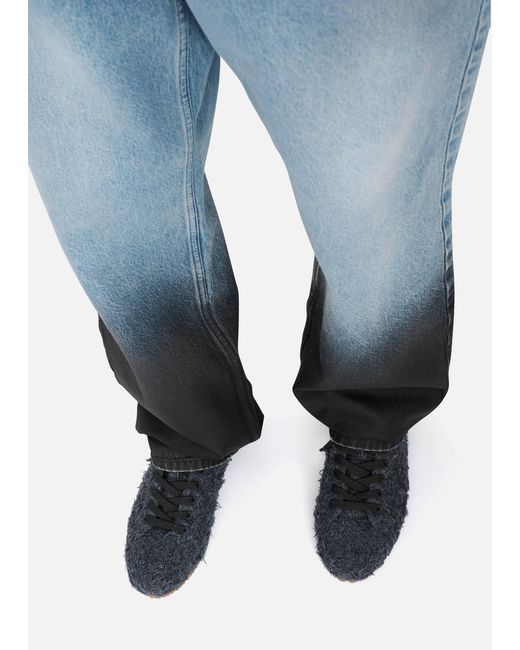 Axel Arigato Blue Zine Coated Jeans for men