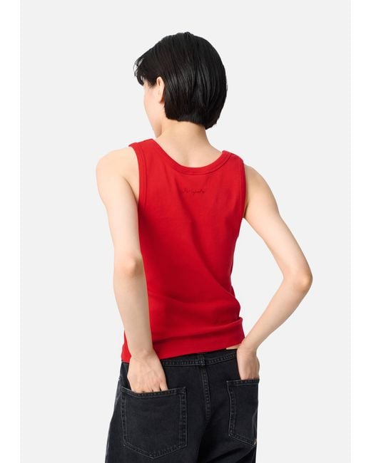 Axel Arigato Red Traced Tank Top