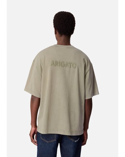 Axel Arigato Gray Hayden Reverse T-Shirt for men