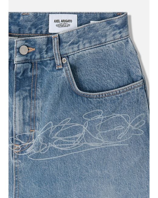 Axel Arigato Blue Relaxed Jeans X Akaia Rk for men