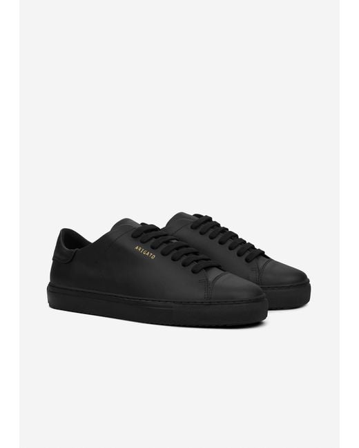 Axel Arigato Black Croc-Effect Clean 90 Sneakers