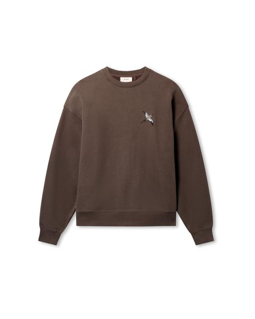 Axel Arigato Brown Micro Bee Bird Sweatshirt for men