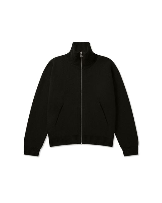 Axel Arigato Black Core Zip-Up Sweater for men