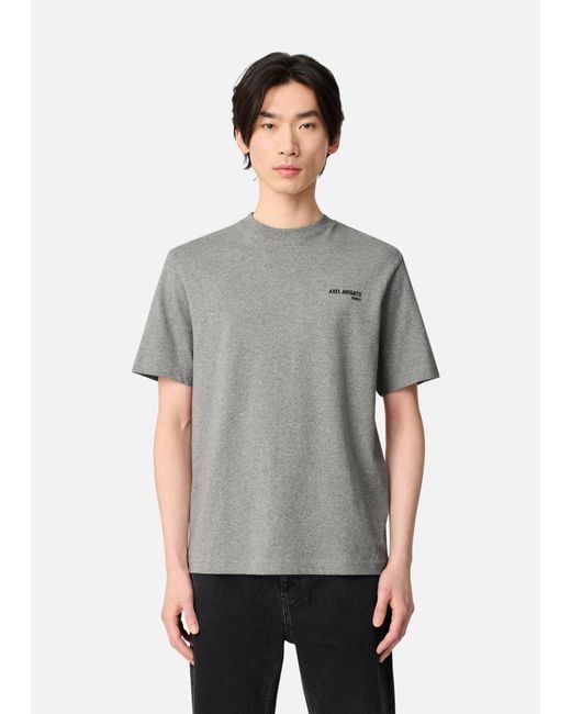Axel Arigato Gray Honor T-Shirt for men