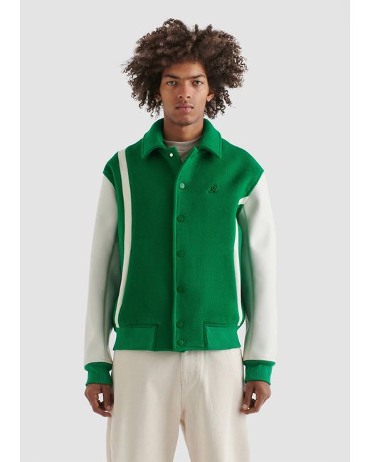 Axel Arigato Green Bay Varsity Jacket for men