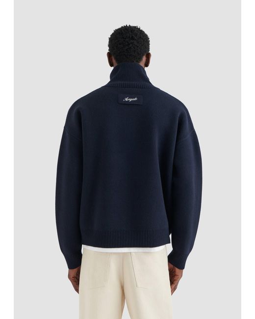 Axel Arigato Blue Core Zip-up Sweater for men