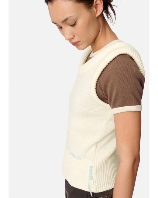 Axel Arigato White Marla Vest