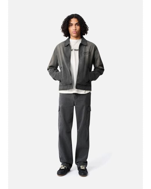 Axel Arigato Gray Travis Denim Jacket for men