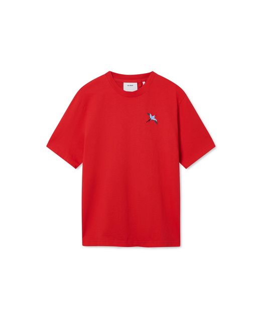 Axel Arigato Red Bee Bird T-Shirt for men