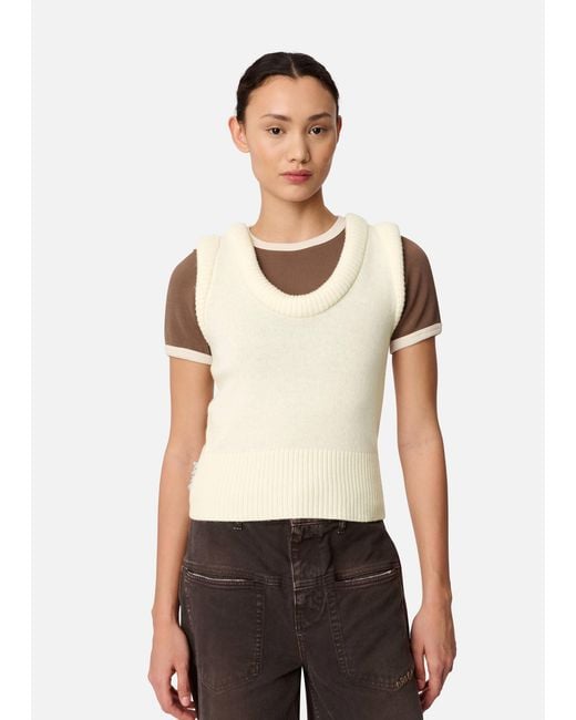 Axel Arigato White Marla Vest