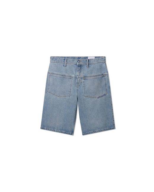 Axel Arigato Blue Invert Denim Shorts for men