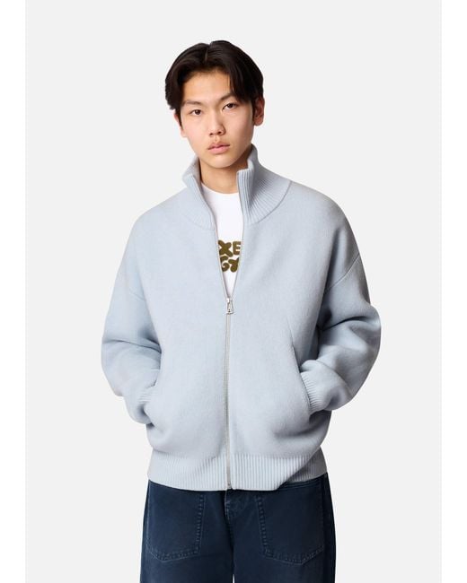 Axel Arigato Blue Core Zip-Up Sweater for men