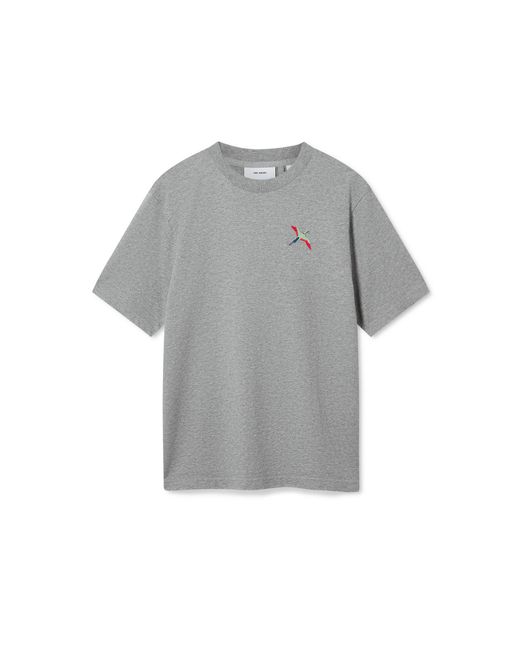 Axel Arigato Gray Bee Bird T-Shirt for men