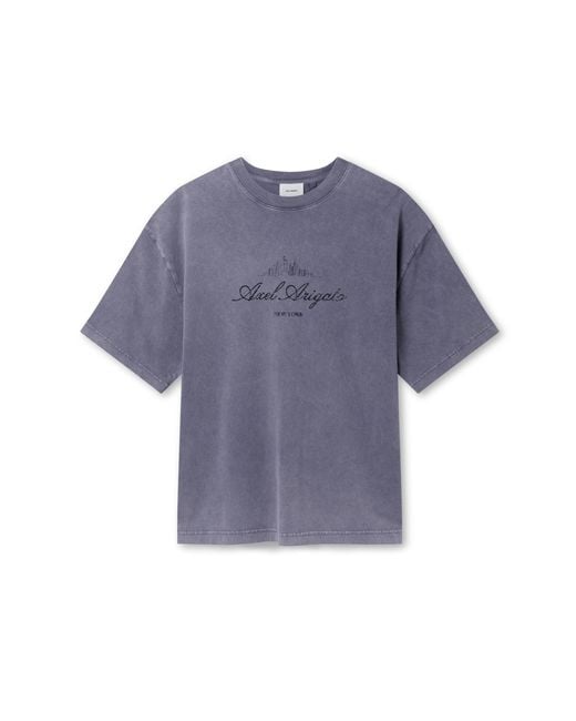Axel Arigato Blue Nyc Washed Sky T-Shirt