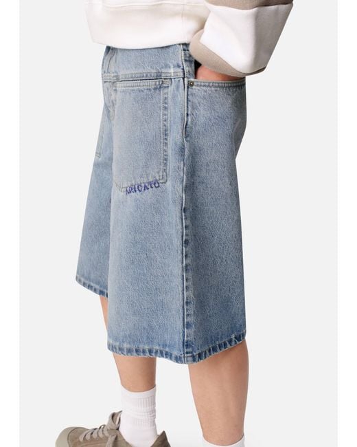 Axel Arigato Blue Invert Denim Shorts for men