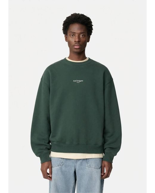 Axel Arigato Green Focus Sweatshirt for men
