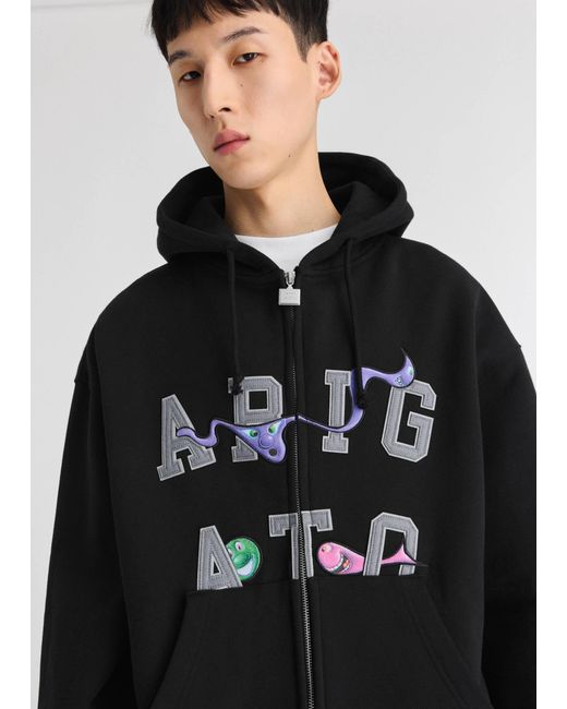 Axel Arigato Black Aa X Kenny Scharf Hoodie for men