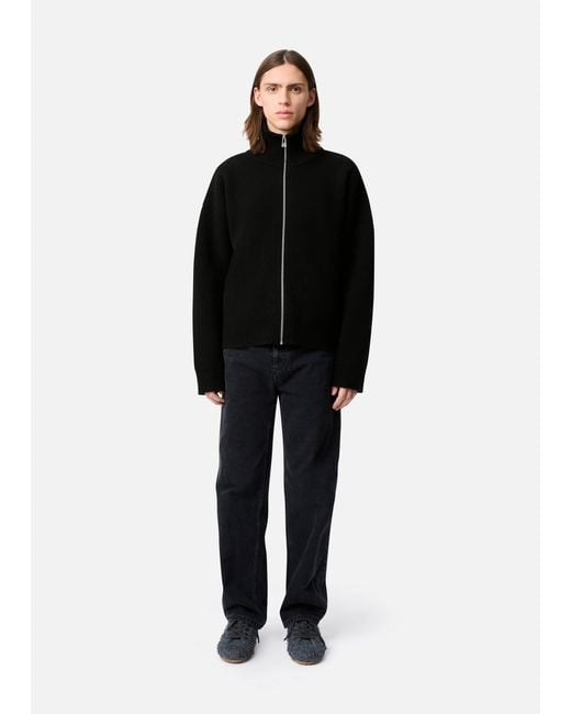 Axel Arigato Black Core Zip-Up Sweater for men