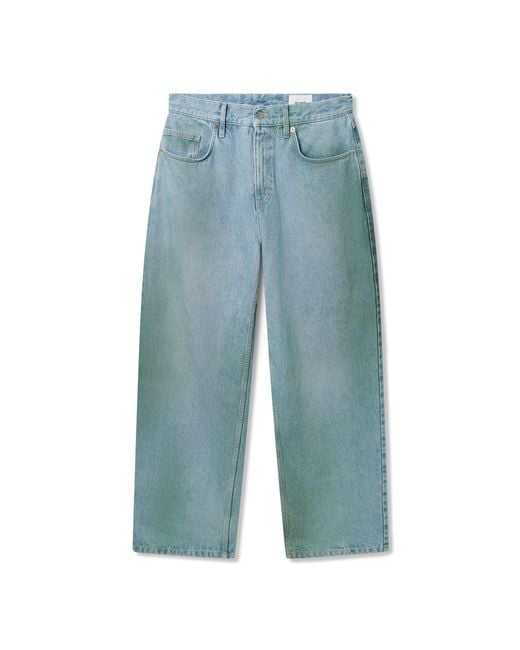 Axel Arigato Blue Spray Relaxed Jeans for men