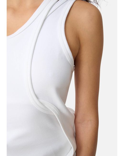 Axel Arigato White Rina Layered Tank Top