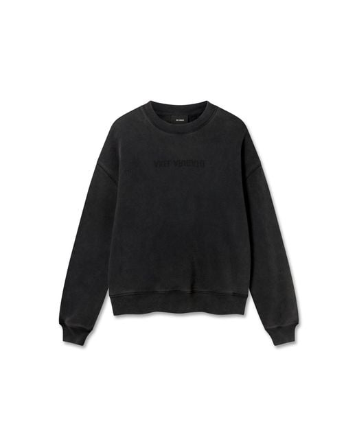 Axel Arigato Black Distort Washed Sweatshirt for men