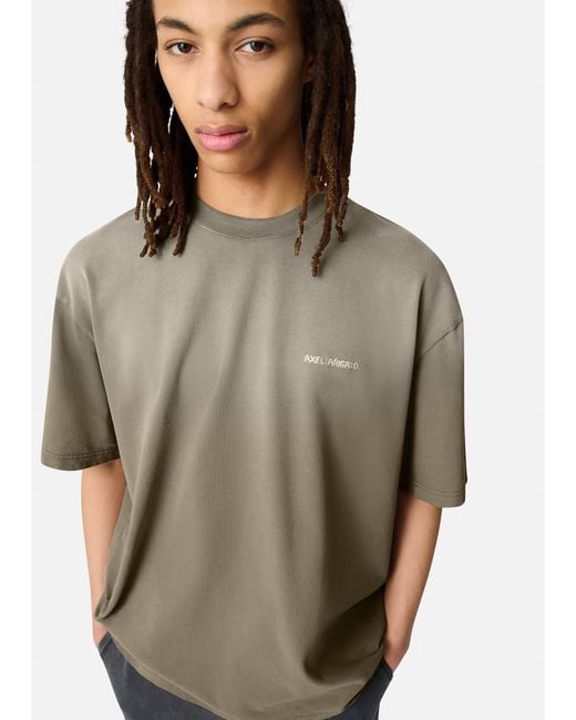 Axel Arigato Gray Gradient T-Shirt for men