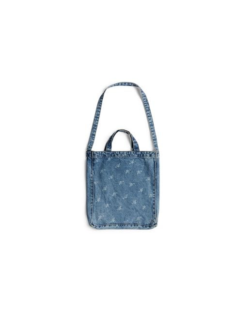 Axel Arigato Blue Dune Script A Denim Bag