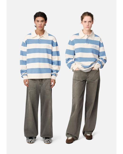Axel Arigato Blue Rey Polo Sweater