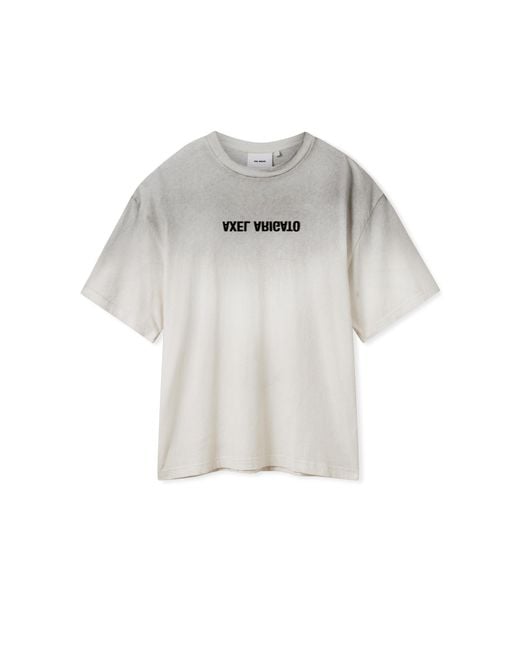 Axel Arigato White Distort Spray T-Shirt for men