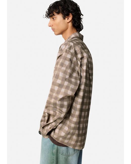Axel Arigato Natural Distort Gingham Shirt for men