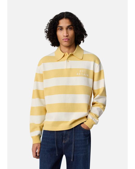 Axel Arigato Yellow Frey Polo Sweater