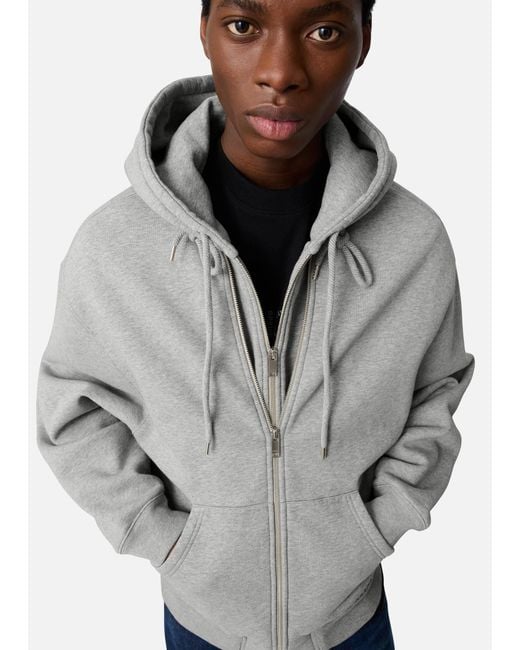 Axel Arigato Gray Trey Mélange Hoodie for men