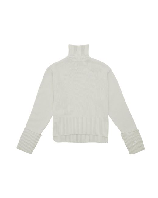 Axel Arigato White Remain Turtleneck Sweater