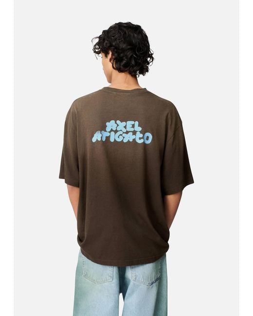 Axel Arigato Brown Bubble Reverse T-Shirt for men