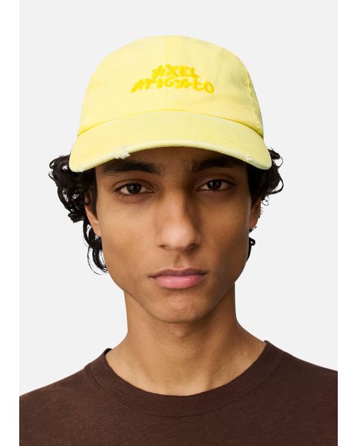 Axel Arigato Yellow Floral Washed Cap