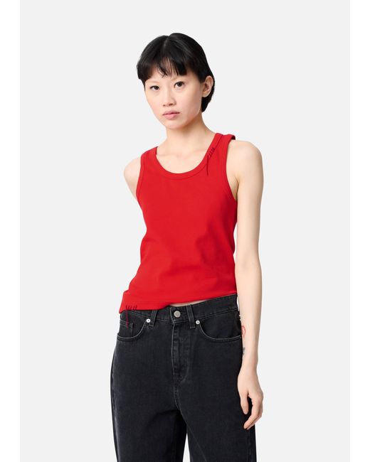 Axel Arigato Red Traced Tank Top