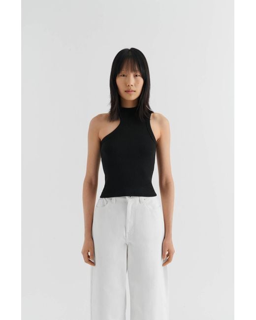 Axel Arigato White Script A Scoop Tank Top
