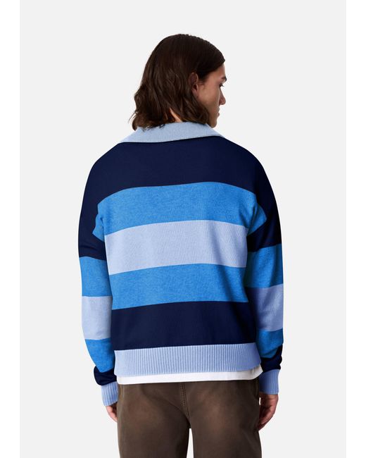 Axel Arigato Blue Marine Polo Sweater for men