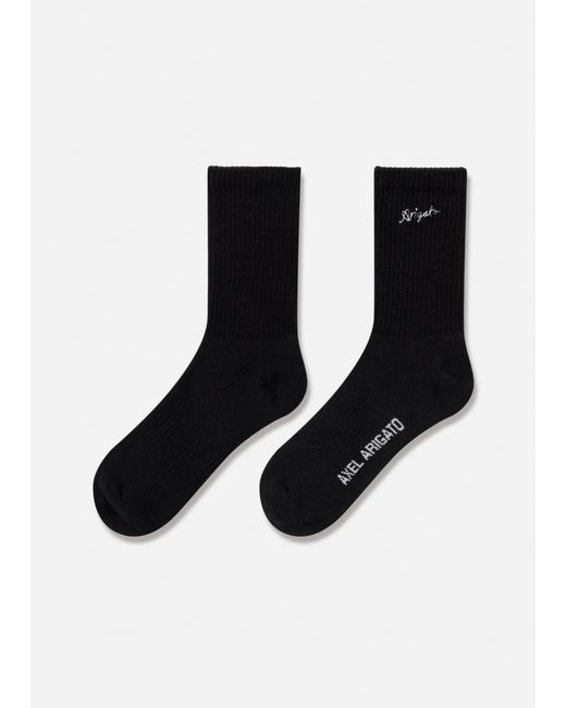 Axel Arigato Black Scribble Arigato Tube Socks